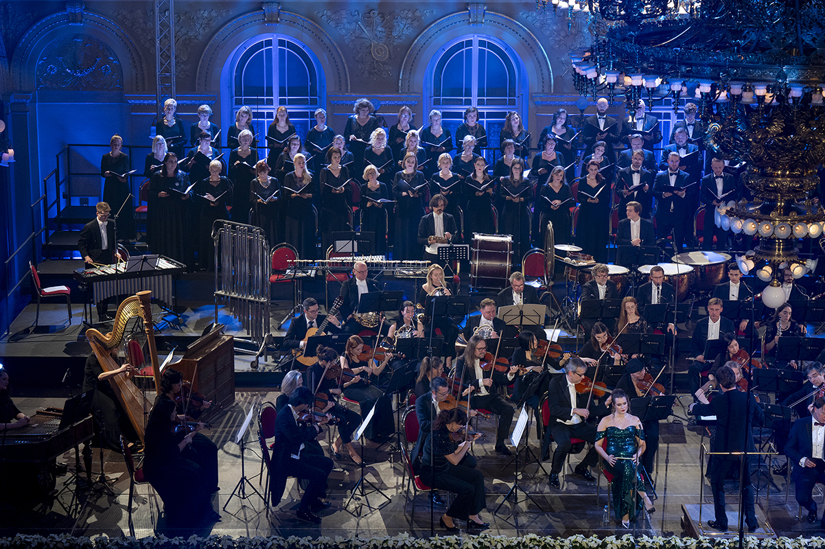 Pražský filharmonický sbor: Adventní koncert 21. prosince 2023, Palác Žofín (foto Petr Kadlec)