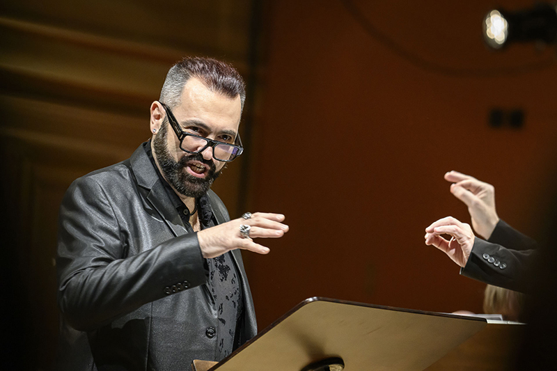 Collegium 1704: Il Polifemo, 15. dubna 2024, Rudolfinum, Dvořákova síň – Luigi De Donato (foto Petra Hajská)