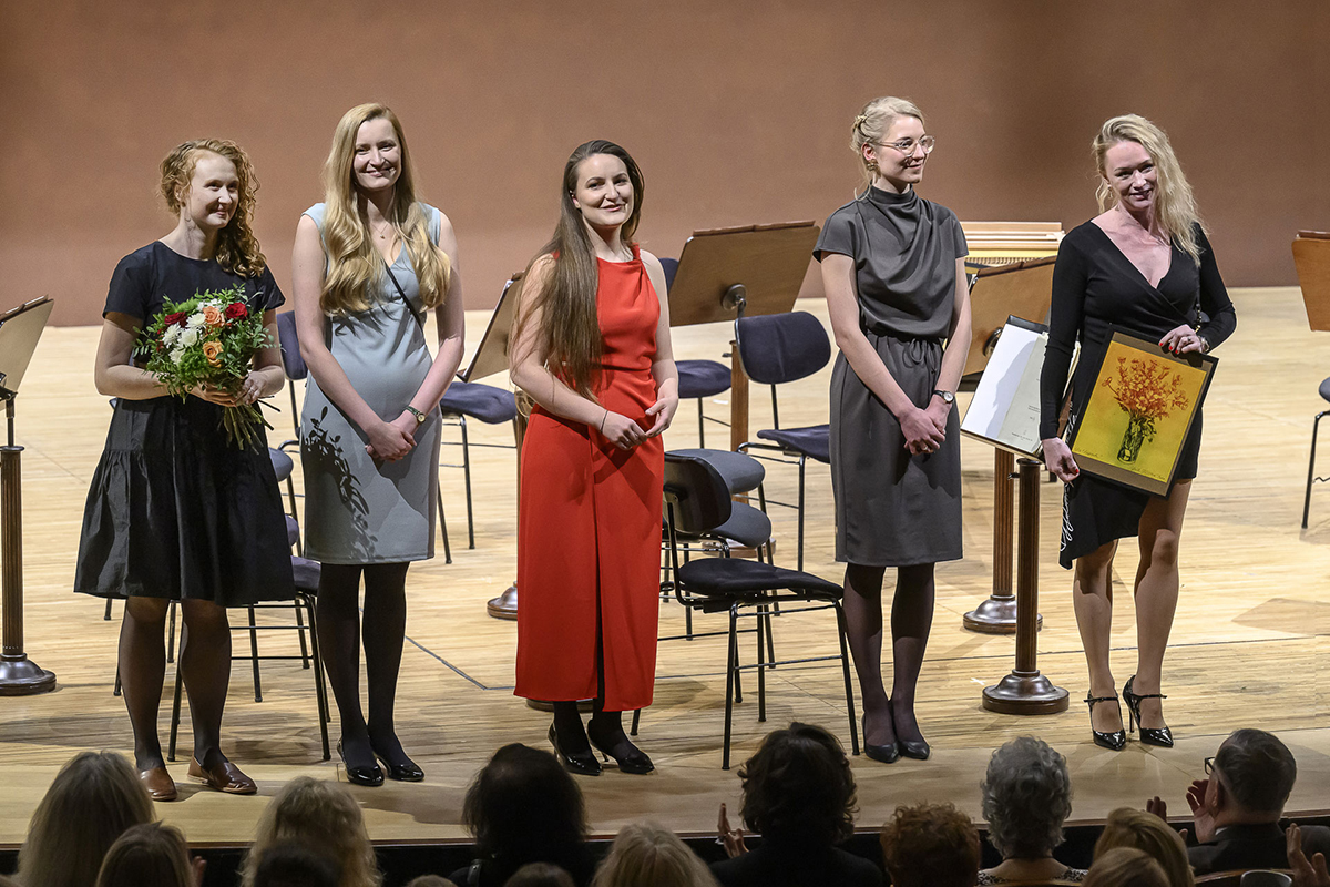 Předávání Ceny Českého spolku pro komorní hudbu – Kalabis Quintet, 22. dubna 2024 (foto Petra Hajská)