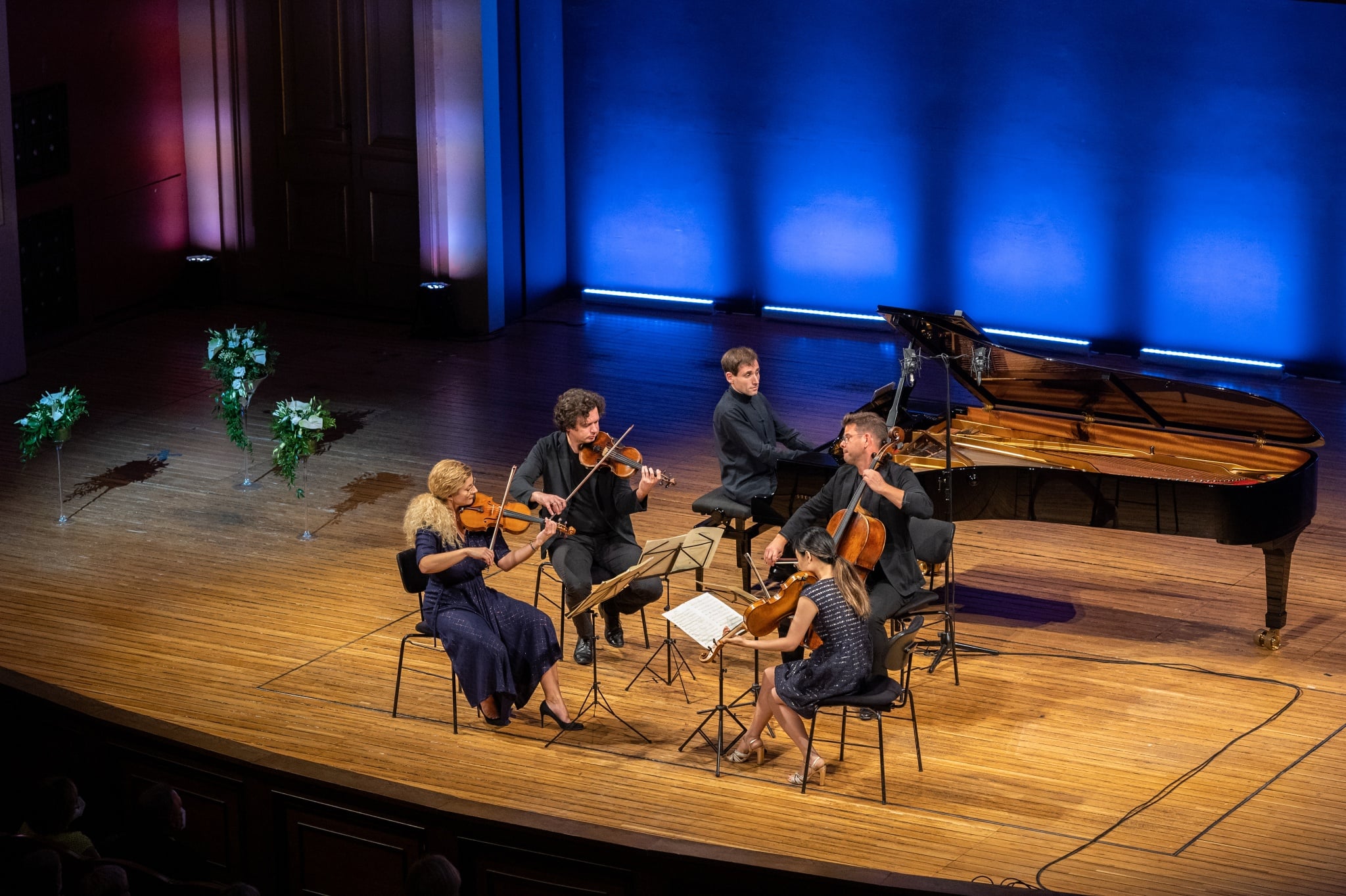 Boris Giltburg a Pavel Haas Quartet - Dvořákova Praha 2021 (foto Dvořákova Praha)