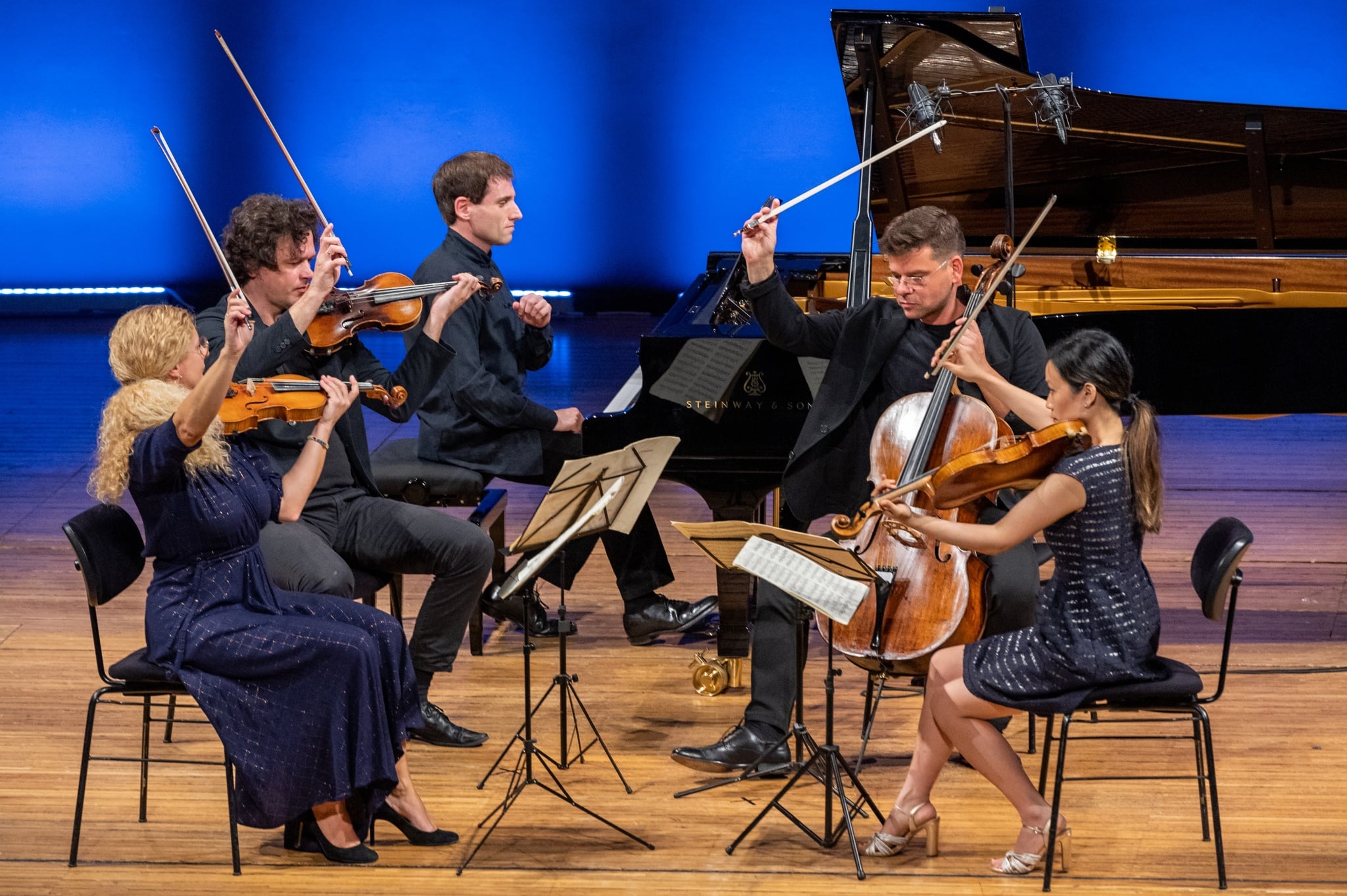 Boris Giltburg a Pavel Haas Quartet - Dvořákova Praha 2021 (foto Dvořákova Praha)