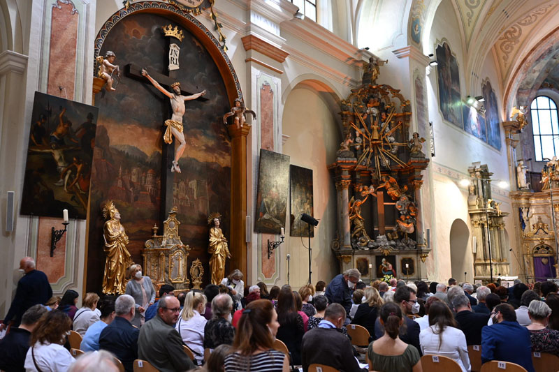 Klášterní hudební slavnosti, 13. září 2021: Musica Florea, Collegium Floreum, Marek Štryncl (foto Jiří Kučera)