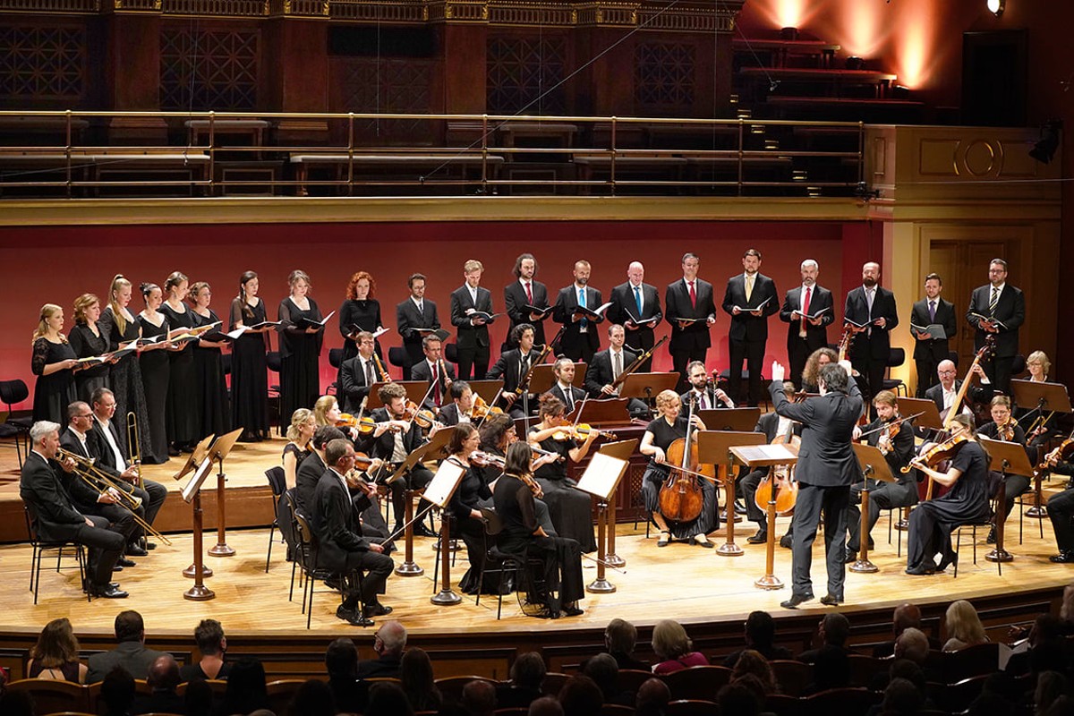 Collegium 1704 & Collegium Vocale 1704, Mozartova labutí píseň Rudolfinum, Dvořákova síň 11. října 2021 (zdroj Collegium 1704)