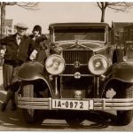 Franz Schreker se svou ženou Mariou a novým automobilem v roce 1927 (zdroj Musica non grata, foto Franz Schreker Foundation)
