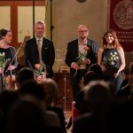Adéla Štajnochrová, Stanislav Penk, Robert Hugo, Marie Fajtová (zdroj PKF – Prague Philharmonia, foto Milan Mošna)