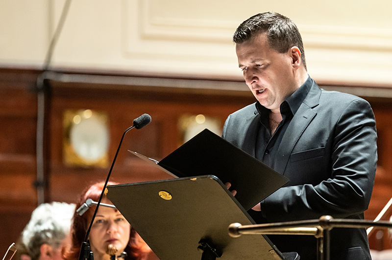 Zdeněk Liška: Mistr filmové hudby – Josef Moravec, Symfonický orchestr hl. m. Prahy FOK, Kühnův smíšený sbor, 23. března 2022 (foto Petr Dyrc)