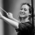 Alena Hron a Janáčkova filharmonie Ostrava – natáčení CD Vítězslava Kaprálová – The Completed Orchestral Works (foto Martin Straka)