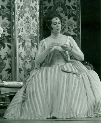 W.A.Mozart: Le nozze di Figaro (foto Ellinger 1972 / Archiv der Salzburger Festspiele)