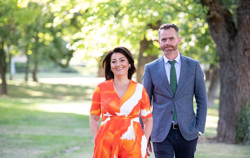 Gabriela Eibenová a Adam Viktora, spoluzakladatelé souboru Ensemble Inégal (foto René Volfík)