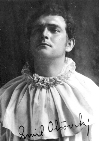 R.Leoncavallo: Komedianti - Canio (Emil Olšovský) - ND Brno 1928 (foto archiv ND Brno)
