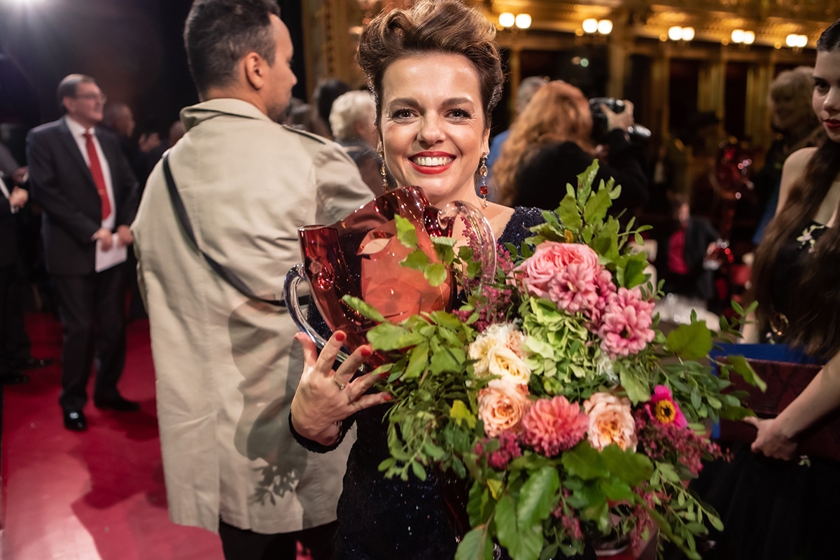 Ceny Thálie 2022, slavnostní předání cen 8. října 2022 – Jana Sibera (foto Lucie Maceczková)