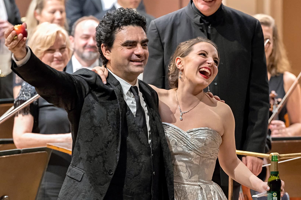 Rolando Villazón, Emily Pogorelc, 26. října 2022 (foto Petr Dyrc)