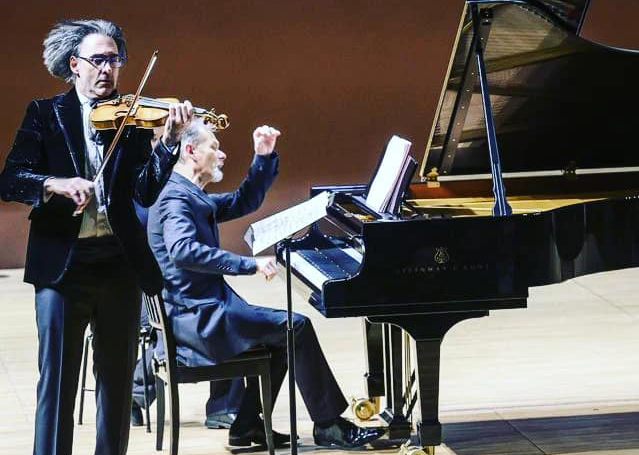 Český spolek pro komorní hudbu: Leonidas Kavakos, 11. prosince 2022 – Leonidas Kavakos a Enrico Pace (zdroj Leonidas Kavakos)