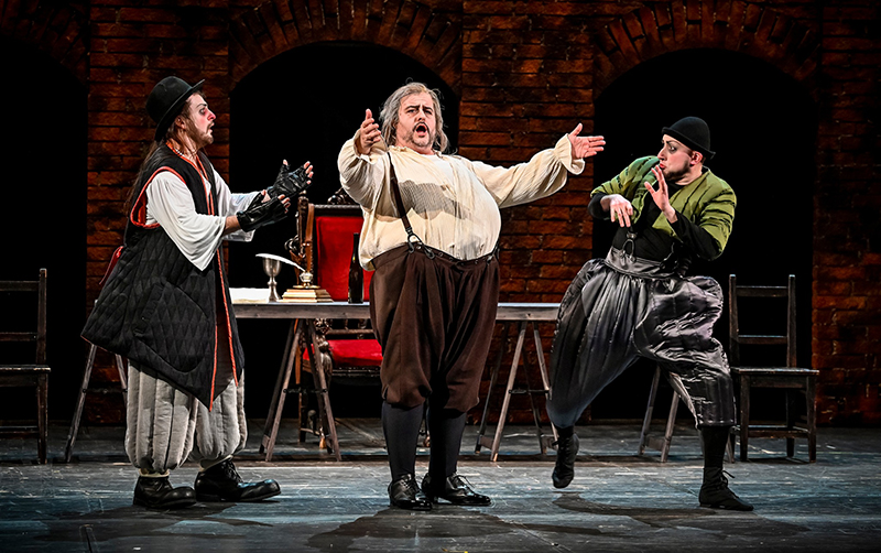 Giuseppe Verdi: Falstaff – zkouška, Národní divadlo Brno (foto Marek Olbrzymek)