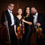 Jiří Fajkus, Kangkang Sun, Alena Hanousková, Jindřich Novotný (zdroj Moravská filharmonie Olomouc, foto Tino Kratochvíl)
