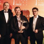 Jakub Čížek, Marko Ivanovič, Miroslav Sekera, udílení cen Anděl 2022 (zdroj Symfonický orchestr Českého rozhlasu)