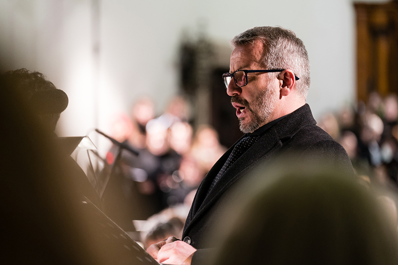 Velikonoční festival duchovní hudby: Ať mé srdce hoří (zahajovací koncert), 2. dubna 2023 – František Zahradníček (foto Jan Prokopius)