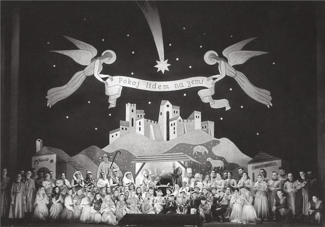 B. Martinů: Hry o Marii - ND Praha 1936 (foto archiv ND)