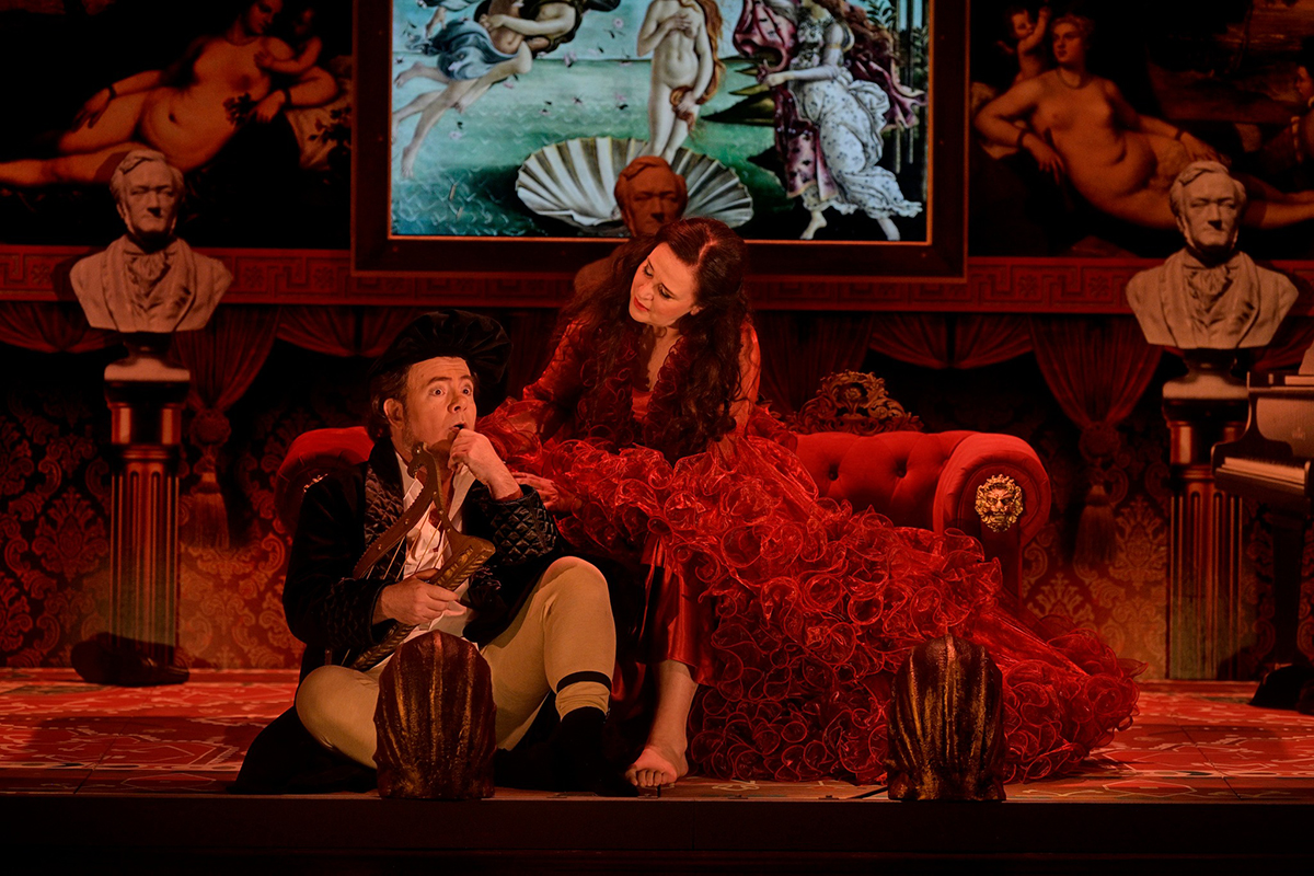 Richard Wagner: Tannhäuser, Národní divadlo moravskoslezské, 2023 – Gianluca Zampieri a Maida Hundeling (zdroj foto Martin Popelář)