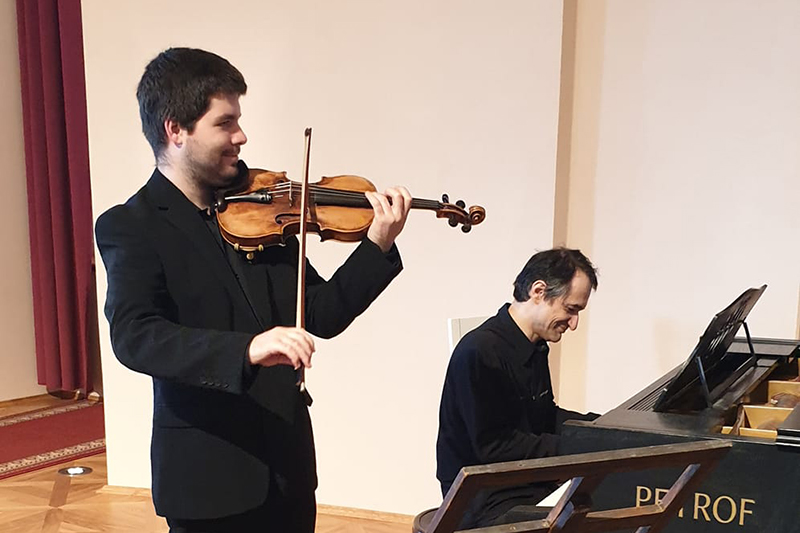 Hudební festival Ludwiga van Beethovena:  Milan Al-Ashhab a Adam Skoumal (zdroj Hudební festival Ludwiga van Beethovena)
