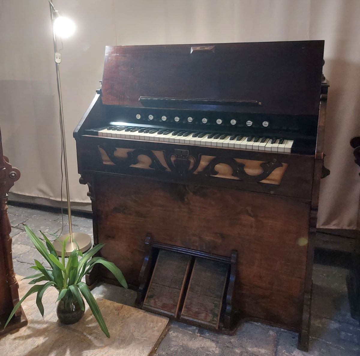Harmonium Em. Štein a Boh. Tuček, expozice Harmonium – Historie, Prostějov (zdroj Ondřej Mucha)