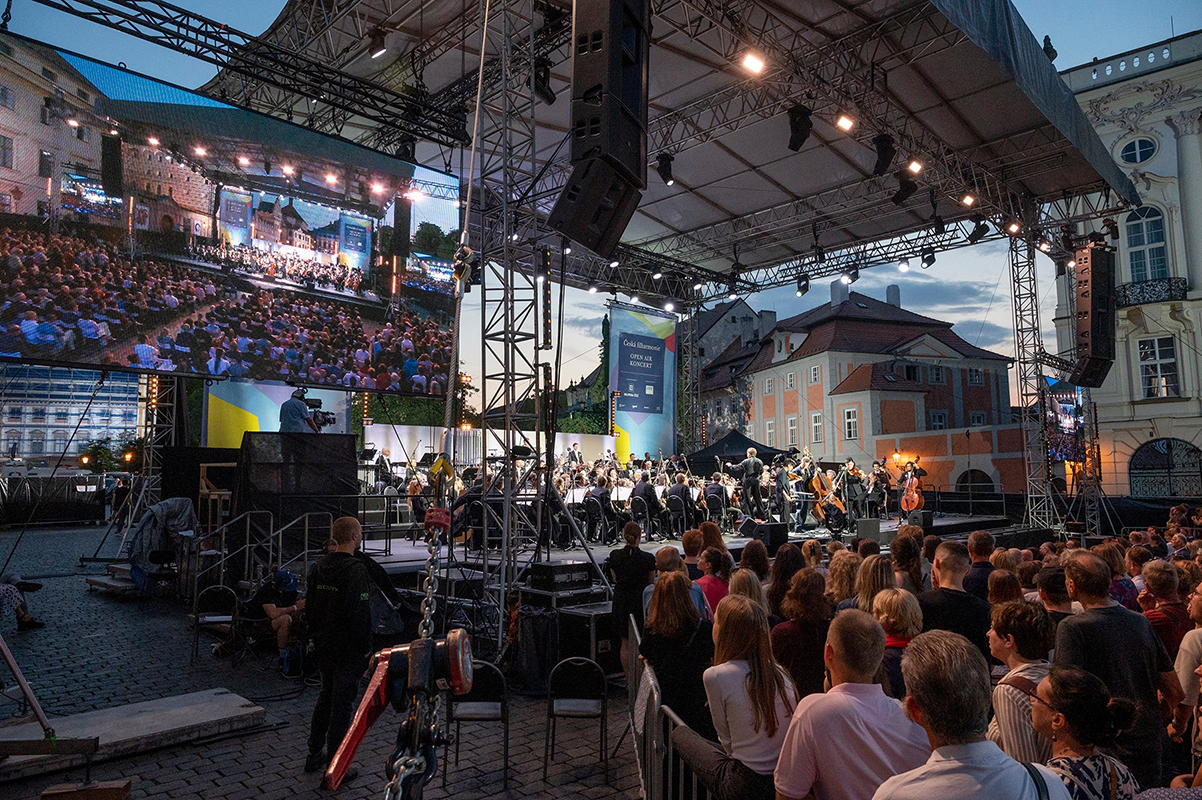 Česká filharmonie • Open Air koncert, 21. června 2023 (zdroj Česká filharmonie)