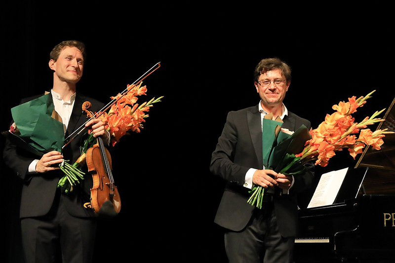 Festival Krumlov, 25. července 2023, Městské divadlo Český Krumlov – Josef Špaček a Miroslav Sekera (zdroj Festival Krumlov)