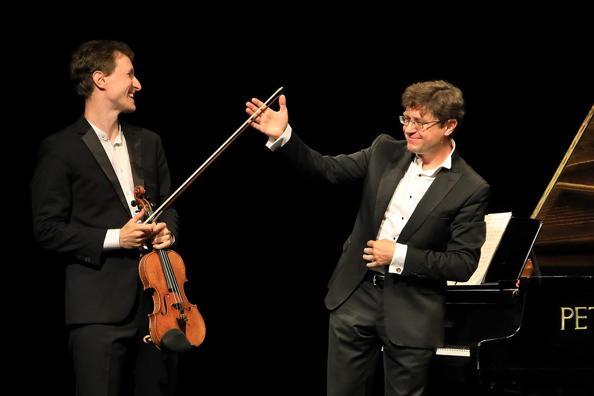 Festival Krumlov, 25. července 2023, Městské divadlo Český Krumlov – Josef Špaček a Miroslav Sekera (zdroj Festival Krumlov)