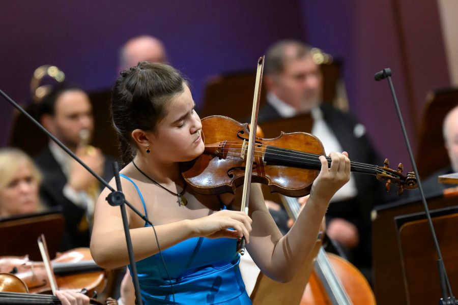 Concertino Praga 2023: finálový soutěžní koncert – Margaryta Pochebut, 16. září 2023, Rudolfinum (zdroj Dvořákova Praha)