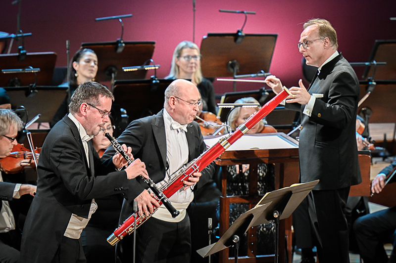 A2 Schubert. Mozart. Dvořák. Voříšek 1. října 2023, Rudolfinum Praha – Jan Souček, Tomáš Františ, Christoph-Mathias Mueller a PKF – Prague Philharmonia (foto Ivan Malý)