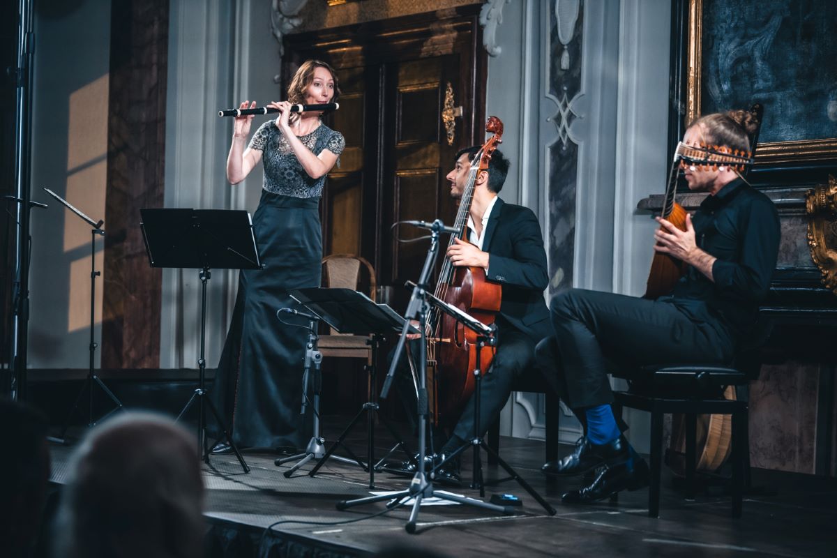 Barokní podvečery: Collegium Marianum – Fantasie – Jana Semerádová, Christoph Urbanetz, David Bergmüller, Břevnovský klášter – Tereziánský sál (zdroj Collegium Marianum)