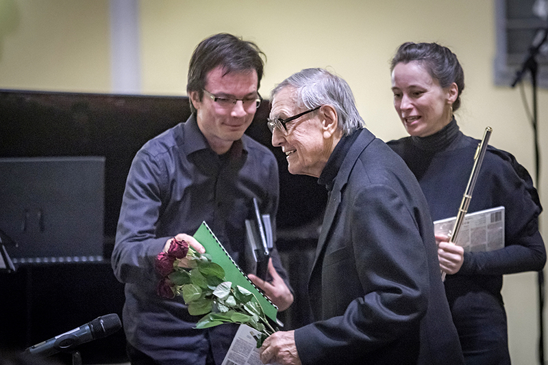 MelodramFest: Světové premiéry k Roku české hudby, 30. listopadu 2024, Modlitebna ČCE, Korunní ulice, Praha – autor Jiří Teml a Duo du Rêve (foto Martin Myslivec)