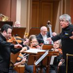 Vadim Gluzman, Mykola Diadiura, PKF — Prague Philharmonia, 12. listopadu 2023 (zdroj PKF — Prague Philharmonia, foto Ivan Malý)