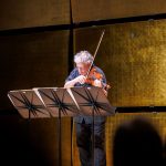 Musikverein Perspektiven: Irvine Arditti, 18. listopadu 2023, Gläserner Saal, Musikverein, Vídeň (zdroj Wien Modern, foto Raphael Mittendorfer)