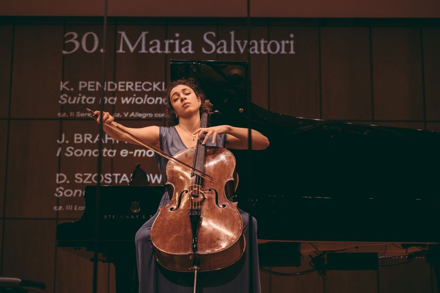 Maria Salvatori (zdroj International Krzysztof Penderecki Cello Competition, foto Piotr Markowski)