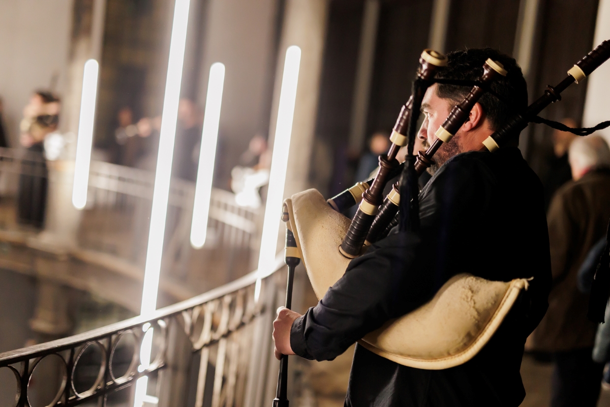 Abschlusskonzert Wien Modern in C // 20 PIPERS: 2. prosince 2023, Atelierhaus der Akademie der bildenden Künste Wien (zdroj Wien Modern, foto Markus Sepperer)