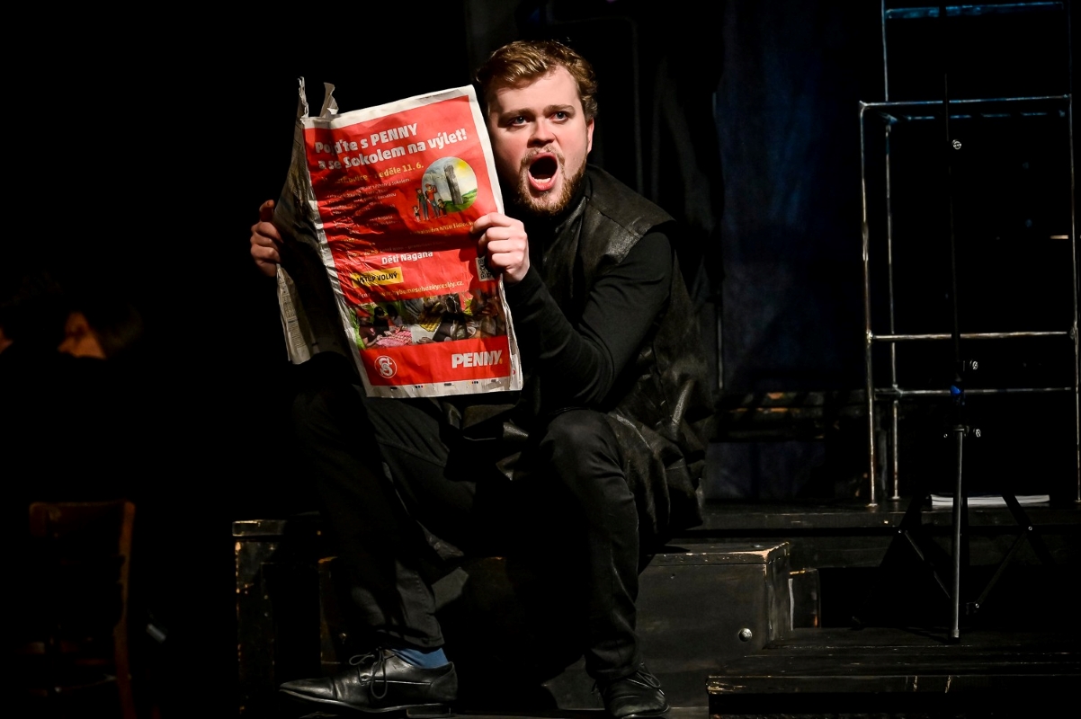 Ondřej Kyas: Druhé město – Michael Robotka, Ensemble Opera Diversa, CO.LABS, Brno, 16. prosince 2023 (zdroj Ensemble Opera Diversa, foto Marek Olbrzymek)