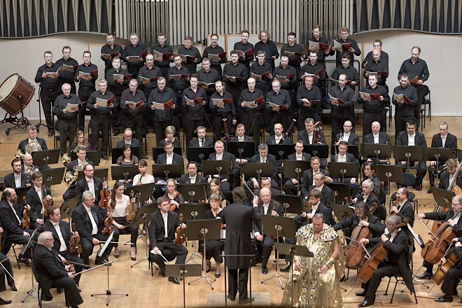 Slovenská filharmónia - dirigent Juraj Valčuha - Jan Vacík (Oedipus) - Bratislava 10.3.2015 (foto Jan Lukáš) 