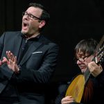 Andreas Scholl, Edin Karamazov, 16. ledna 2024, kostel sv. Šimona a Judy, Praha (zdroj Symfonický orchestr hl. m. Prahy FOK, foto Petr Dyrc)