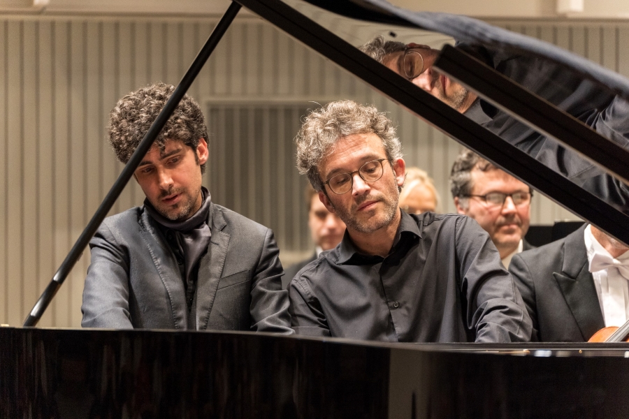 Colli hraje Schumanna: Federico Colli, Christoph Altstaedt, 18. ledna 2024, koncertní sál Vesmír, Ostrava (zdroj Janáčkova filharmonie Ostrava)