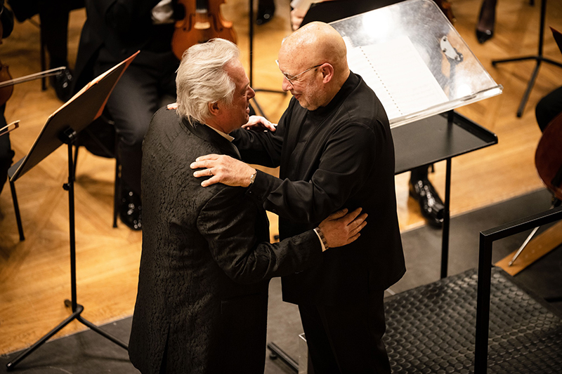 Vídeň klasicistní, Vídeň romantická, 25. ledna 2024, Besední dům, Brno – Christoph Prégardien, Dennis Russell Davies a Filharmonie Brno (foto Jakub Joch)