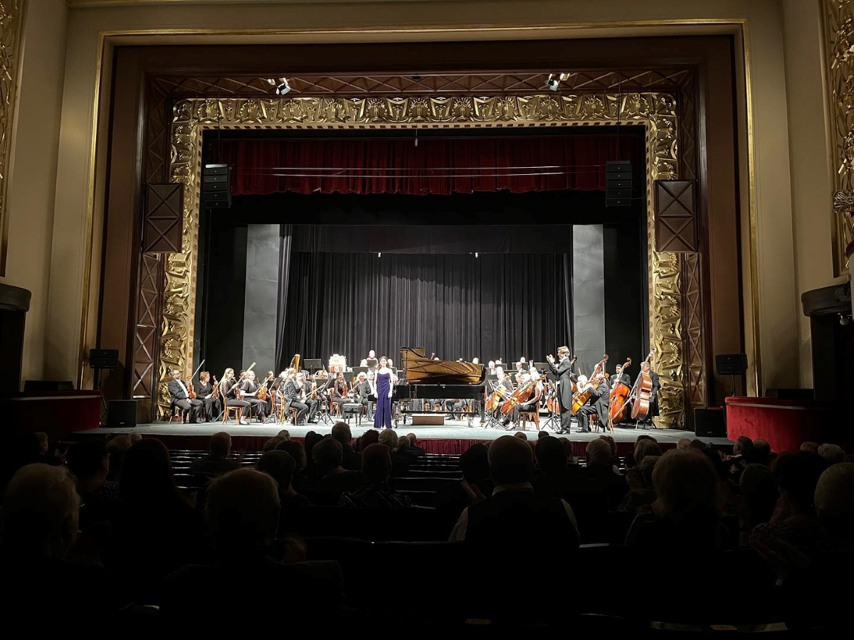 Marie Šumníková, Alessandro Crudele, Severočeská filharmonie Teplice, 8. února 20024, Teplice (zdroj Marie Šumníková)