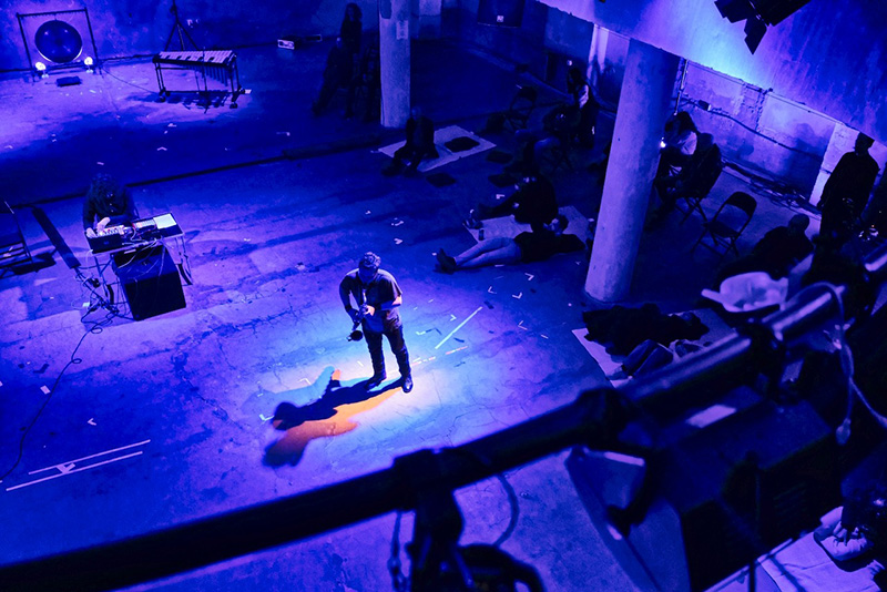 Prague Music Performance – James Tenney: Postal Pieces, 1. března 2024, Divadlo X10 (foto Marek Bouda)