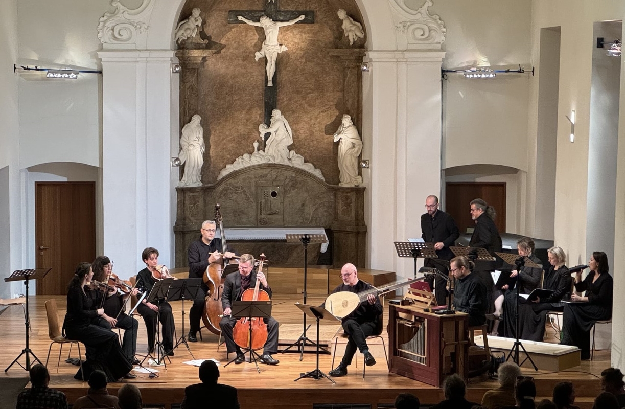 Musica Florea: Neznámý Leoš Janáček a počátky baroka, 10. dubna 2024, Sál Milosrdných bratří, Brno (zdroj Musica Florea, foto Ondřej Koutník)
