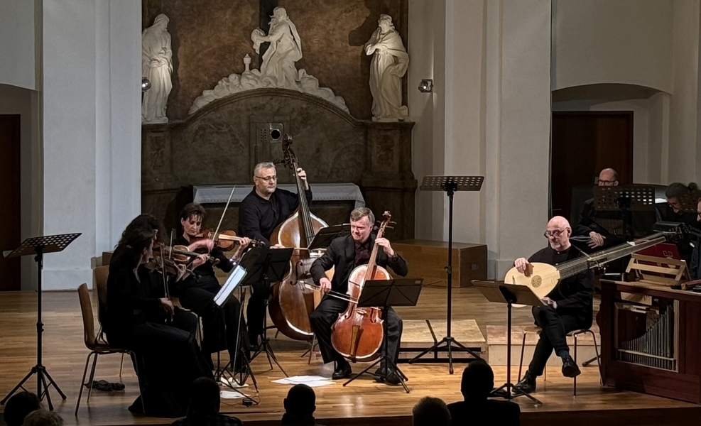 Musica Florea: Neznámý Leoš Janáček a počátky baroka, 10. dubna 2024, Sál Milosrdných bratří, Brno (zdroj Musica Florea, foto Ondřej Koutník)