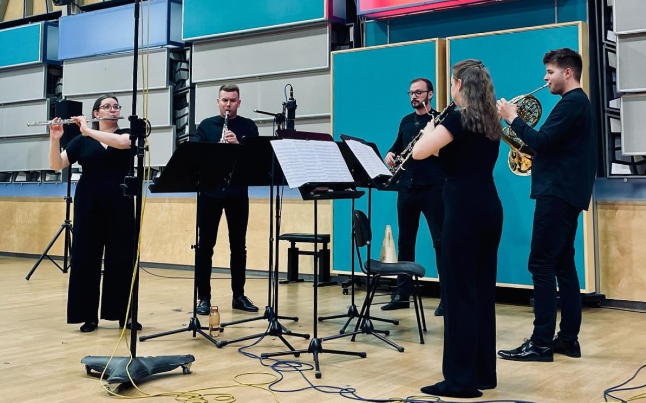 Alinde Quintet, 8. dubna 2024, Studio S1, Český rozhlas (zdroj Alinde Quintet)