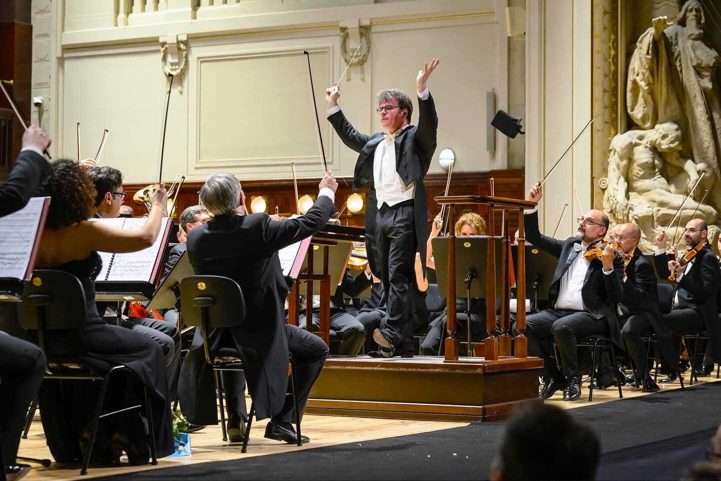 Pražské jaro: Jakub Hrůša, Kirill Gerstein, Orchestra dell’Accademia Nazionale di Santa Cecilia Roma, 18. května 2024, Obecní dům, Praha (zdroj Pražské jaro, foto Petra Hajská)