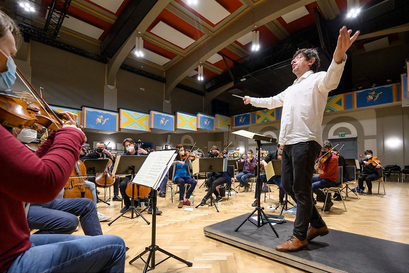 Václav Luks a Collegium 1704 - zkouška na Zahajovací koncert Pražského jara 2021 (foto Petra Hajská)