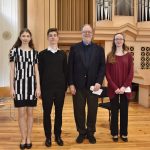Pražské jaro 17. května 2021, Master Class: Eliška Tkadlčíková, Matěj Pinkas, Garrick Ohlsson a Eliška Vlčková (foto Zdeněk Chrapek)