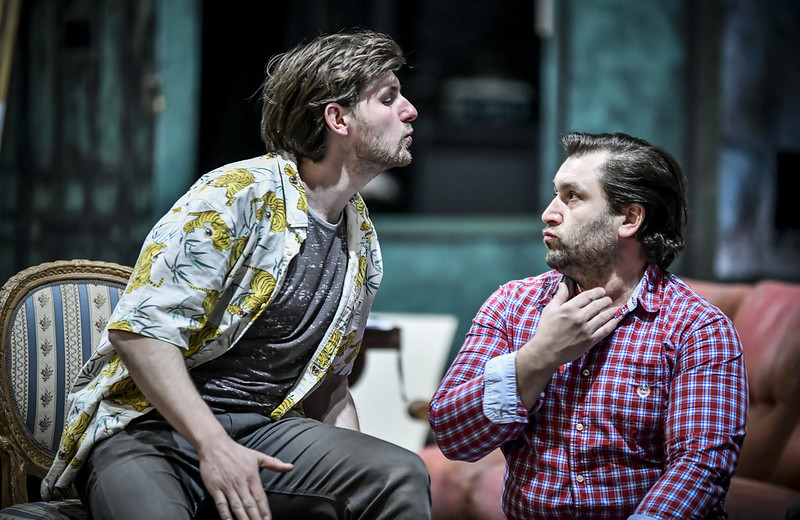 Roman Hoza a Peter Berger - aranžovací zkouška La Boheme - NdB 2021 (foto Marek Olbrzymek)